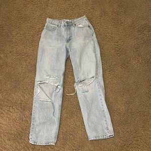 zara mom jeans size 4